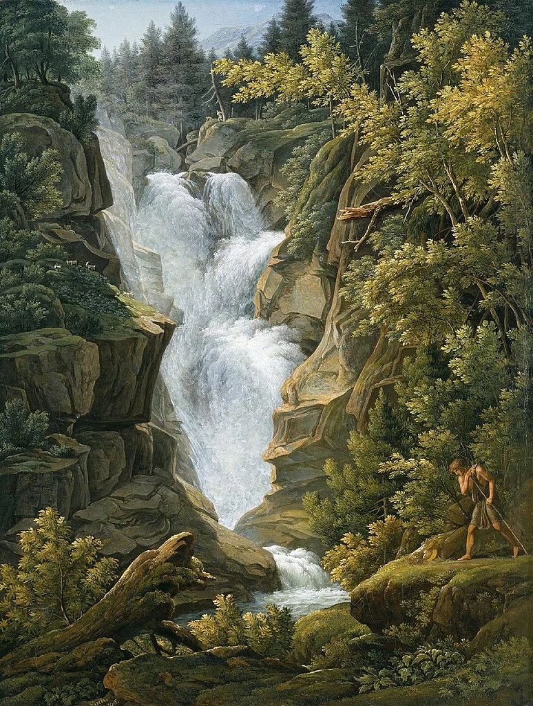 Cascata nell'Oberland bernese (1796) - Hamburger Kunsthalle